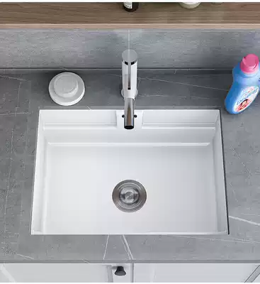 卫生间家用大尺寸台下盆方形椭圆形加大超长洗脸台盆100 90 80cm 卫生间家用大尺寸台下盆方形椭圆形加大超长洗脸台盆100 90 80cm