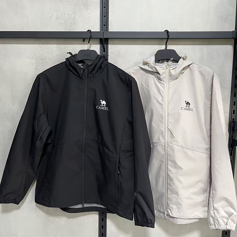 H16Sa45093 Camel Mall Same Style 2026 Spring/Summer New Men's Breathable Sports Thin Jacket Coat