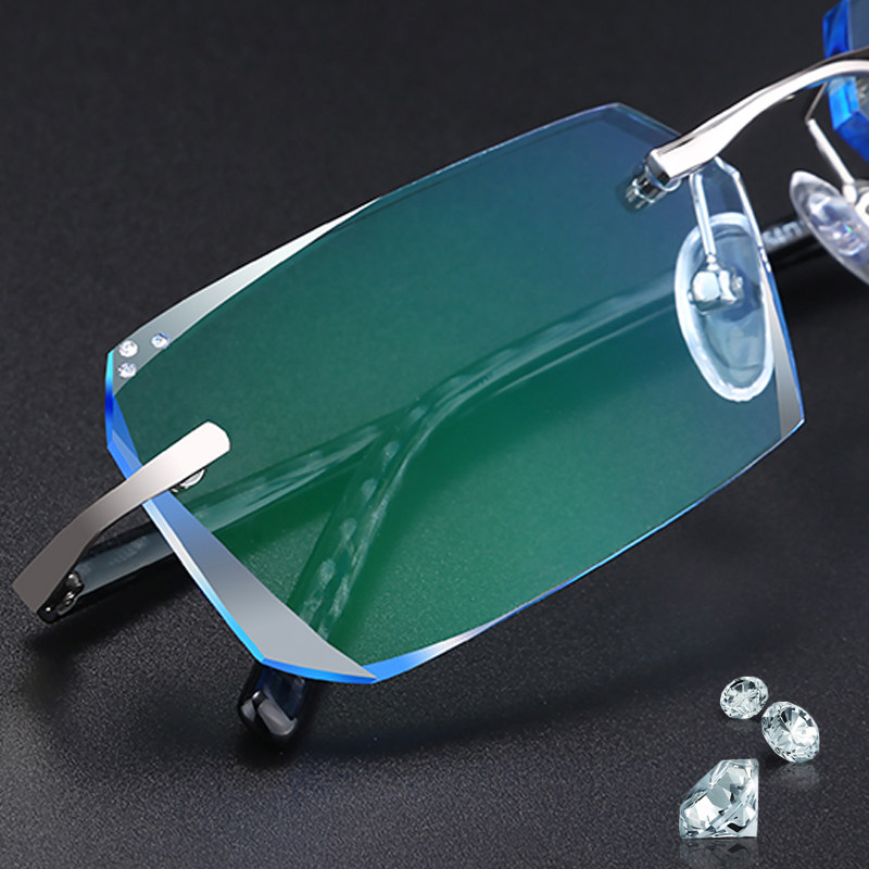 Match-free nearsightedness glasses men's finished product 75100150200250300400500-degree radiation-proof mirror