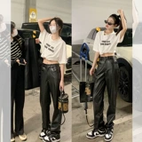 曾小咸 Белая летняя базовая приятная телу футболка, свободный крой