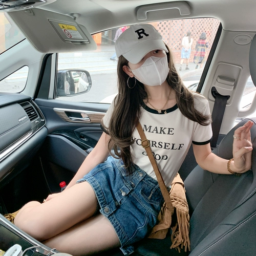 曾小咸 Tide, летняя короткая футболка с коротким рукавом, в корейском стиле