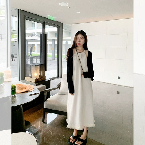 曾小咸 Сексуальное летнее платье, длинная юбка, французский стиль