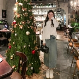 Атмосферная весенняя рубашка, осенняя кукла, лонгслив, французский стиль, кукольный воротник