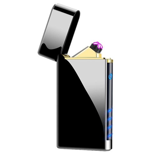 Двухдуговая креативная ветрозащитная электронная высококлассная зажигалка