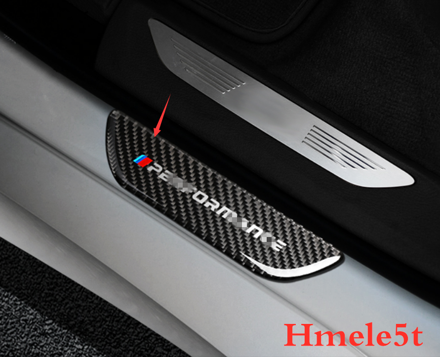 For BMW X5 X6 E70 E71 20082013 Carbon Fiber Outside Door Sill Guards