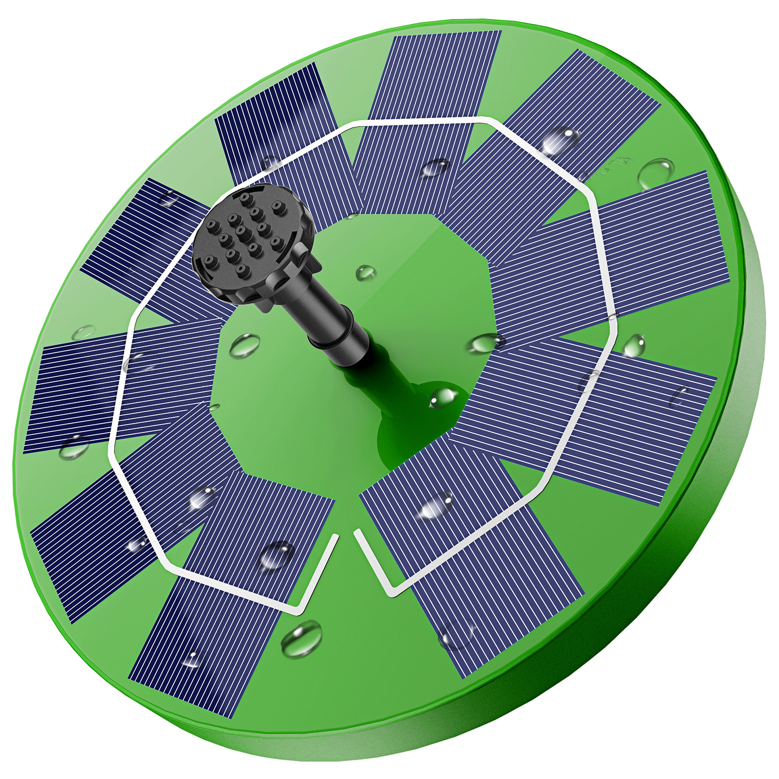 Solar Fountain Landscape Fishpond Fake Mountain Flowing Water Micro Wireless Outdoor Suspended Mini Pool Floating Pump Patio