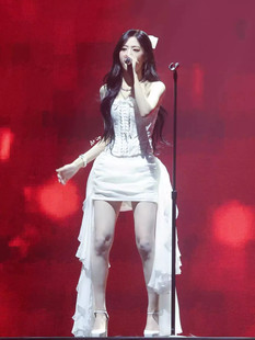 [babymonster郑雅娴同款白色月光裙抹胸背心上衣演出半身裙舞蹈服]