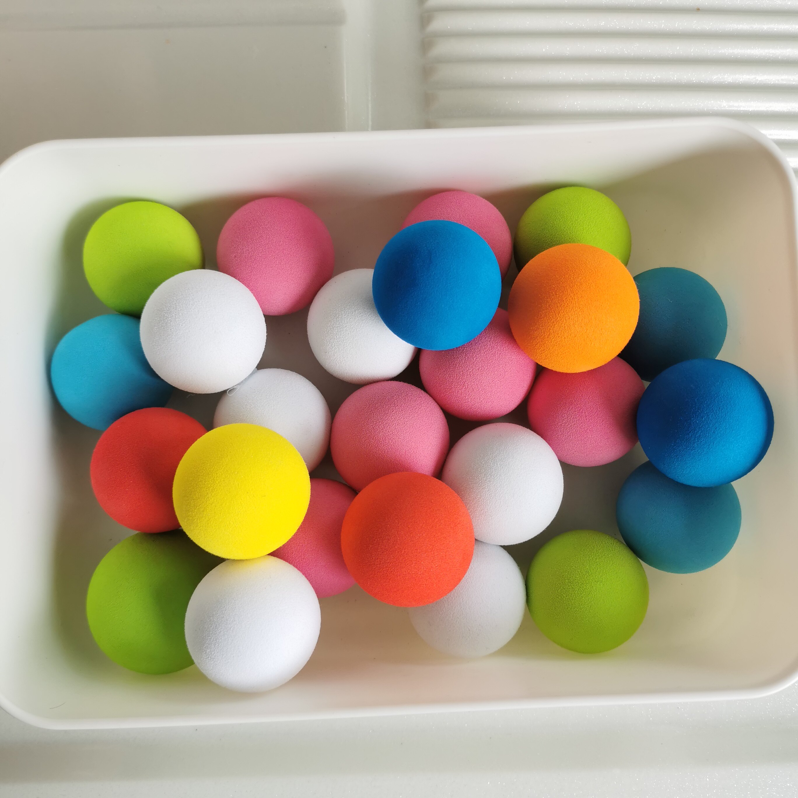 Little Red Book Klein Blue Ball DIY Assembly Design Material Handmade Color EVA Golf Sponge Ball