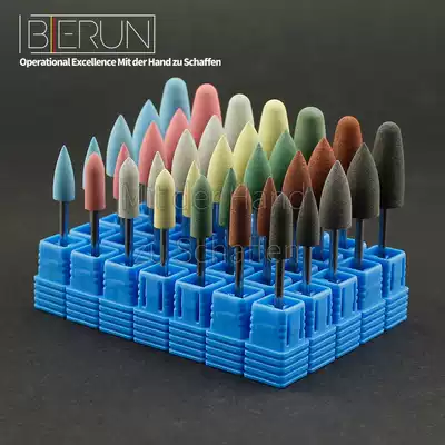 Imported silicone soft grinding head set 2 35 handle Jade polished jade carving beeswax Amber wenplay polishing