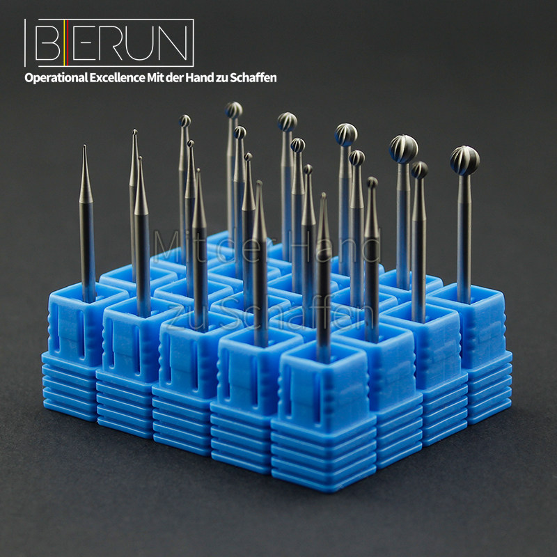 Imported Tungsten Alloy Nuclear Engraving Wood Carving Tooth Needle Tool 2 35 Shank Ball Wave Needle Milling Cutter PIN JEWELLERY ENGRAVING KNIFE MICRO-ENGRAVING