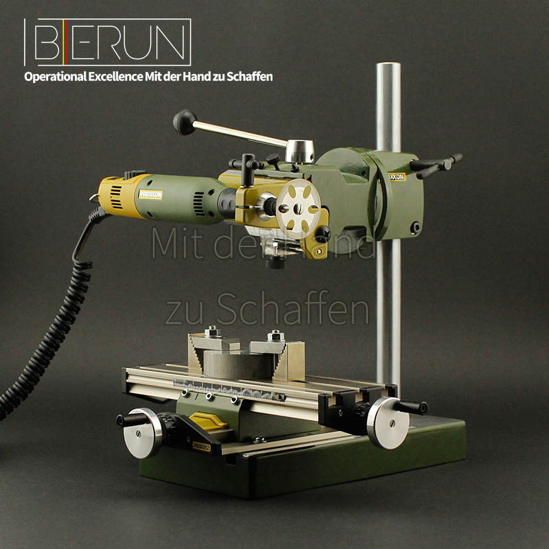 Germany imported PROXXON handheld drill frame drilling milling table frame miniature precision vertical drilling frame drill frame NO28600