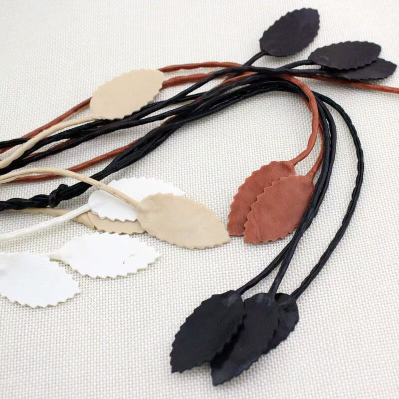 Wild Lady Fine PU Belt Eo Chain Lá Dệt Thắt lưng Váy thắt nút Thắt lưng - Thắt lưng thắt lưng nữ