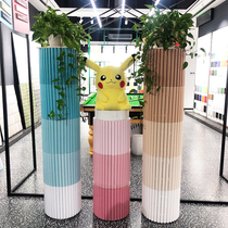 25*300 semi-circular tube stick bricks milk tea coffee restaurant bar background wall tiles bamboo tube bricks bamboo tube strip bricks