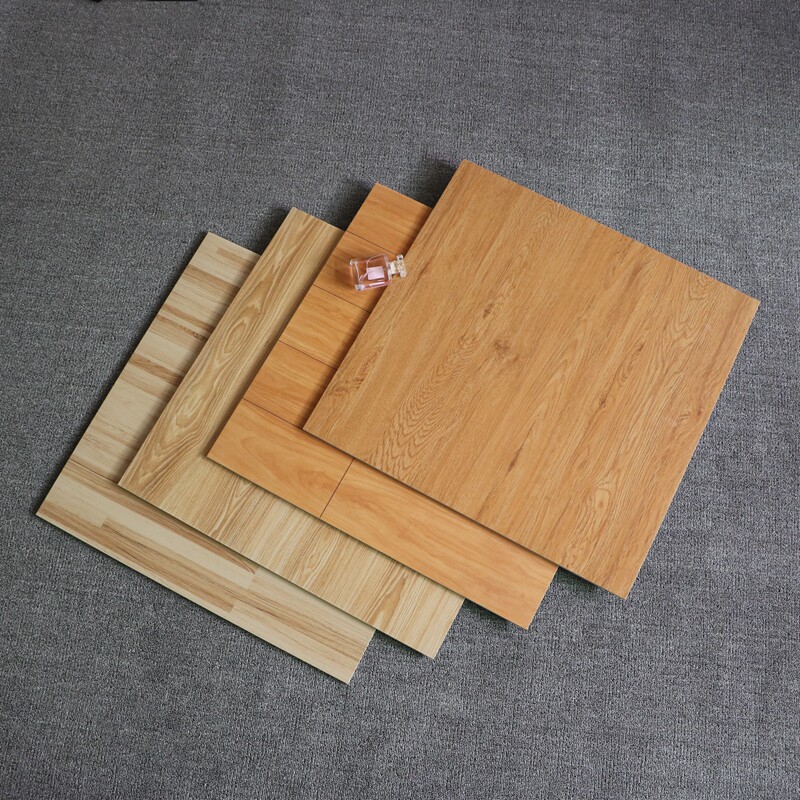 Imitation wood grain tile 600x600 living room bedroom modern floor tile shopping mall dining room matte non-slip wood grain floor tile