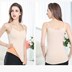 Ấm vest nữ cơ thể dày nhung lót mùa thu / mùa đông sling đệm vú chặt đầu mặc một chiếc áo sơ mi đáy-up. 