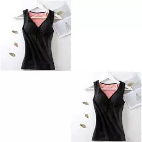 (Mang ngực pad của riêng bạn) ấm vest nữ cộng với nhung dày cơ thể đầu bottomshirt cơ thể xây dựng cơ thể ấm đồ lót.