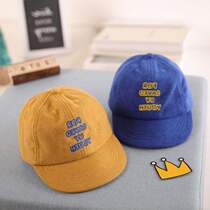 Full Cotton Time Baby Hat Spring Autumn Boy Duck Tongue Cap Fashion 1-3 Year Old 2 Boys Korean Version Baseball Cap Children Autumn