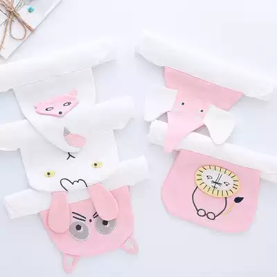 Baby sweat towel baby gauze sweat towel cotton kindergarten children's sweat towel pad pad back towel 0-3-6 years old cotton