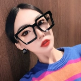 Ретро квадратные черные очки, европейский стиль