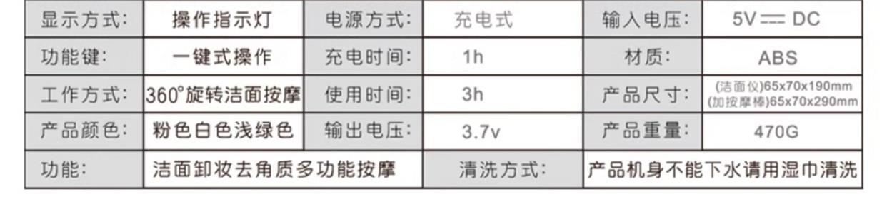 洗臉儀器毛孔清潔器電動潔面儀洗臉刷洗臉機充電式臉部潔面家用