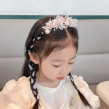 Детская тиара для принцессы, заколка для волос из жемчуга, повязка на голову, ободок, аксессуар для волос