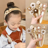 Детская челка, детский ободок на липучке, шпильки для волос, аксессуар для волос, повязка на голову