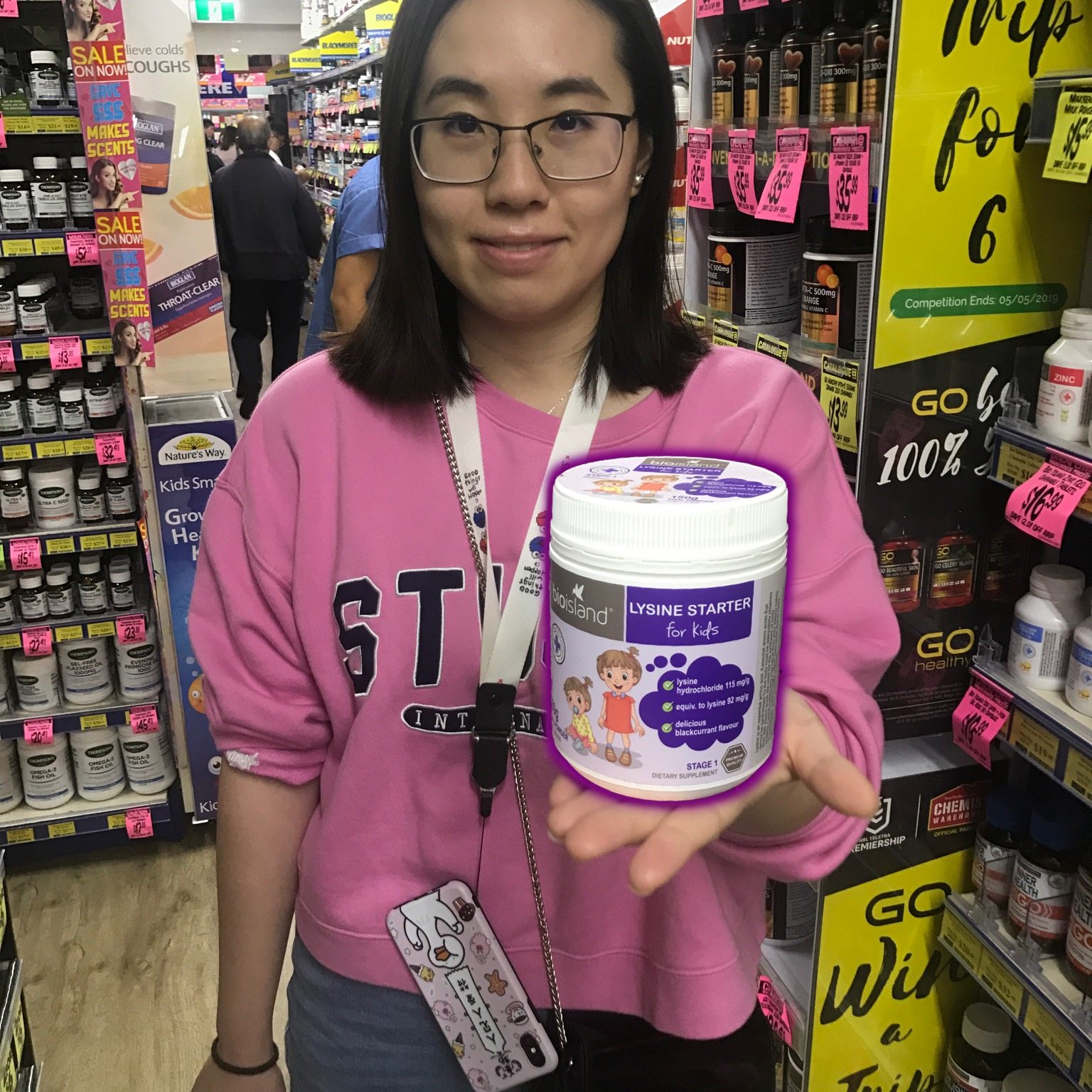 Australia's Bio island long prime long high prime infant lysine black currant flavor 1 segment segment 150g can