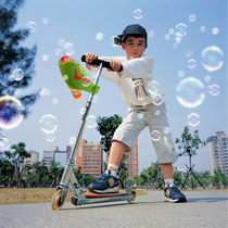  Electric bubble machine Outdoor parent-child bubble blowing toy Childrens electric bubble blowing machine Scooter bicycle additional bubble blowing