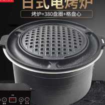 Han Style Chicken Cake electric oven Commercial gold Upper smoke Smoke Oven Round Electric Heating Silk Birthday Barbecue o