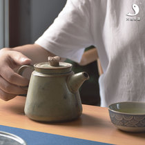 Autumn kettle ceramic teapot original design tea maker Jingdezhen kung fu tea set kiln glaze creative pot household pot pot