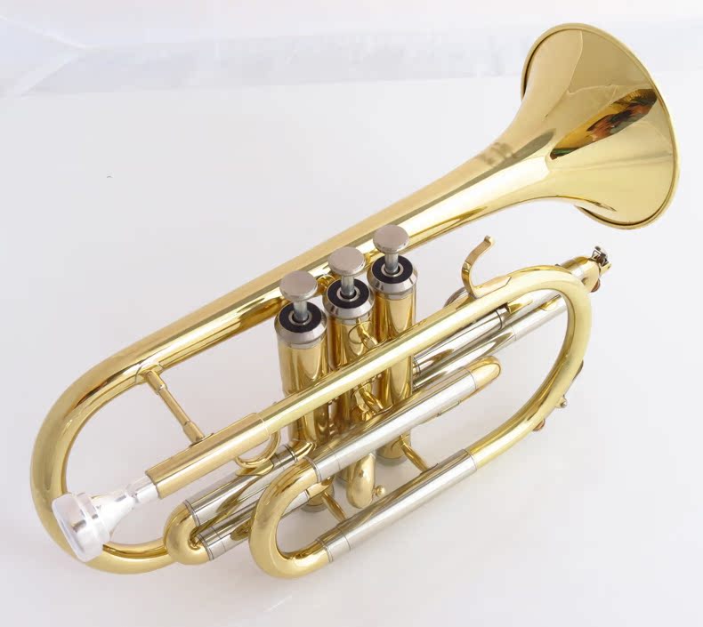Lời hứa của nhạc cụ ngắn VCO-E100 nhạc cụ nhỏ sơn mài vàng B nhạc cụ chuyên nghiệp - Nhạc cụ phương Tây kèn sắc xô phôn
