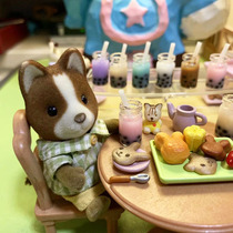 1 12 Mini food play house food play scene food simulation toy pearl milk tea 6 colors optional