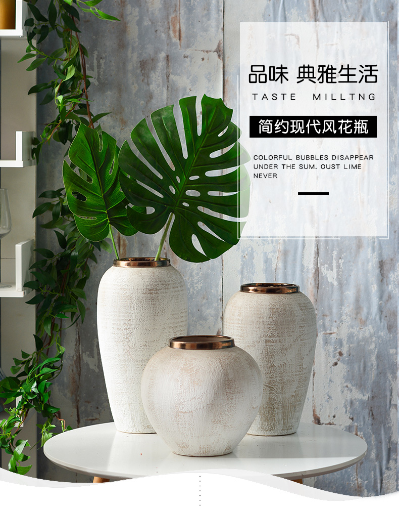 Developed ceramic vases, sitting room of I and contracted household TV ark opportunely show originality retro porch is decorated furnishing articles