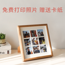 Nine Palace Phase Frame Customized Creative Child Baby Puzzle Frame Multiple Combined Photos Washed into Phase Frame Pendulum