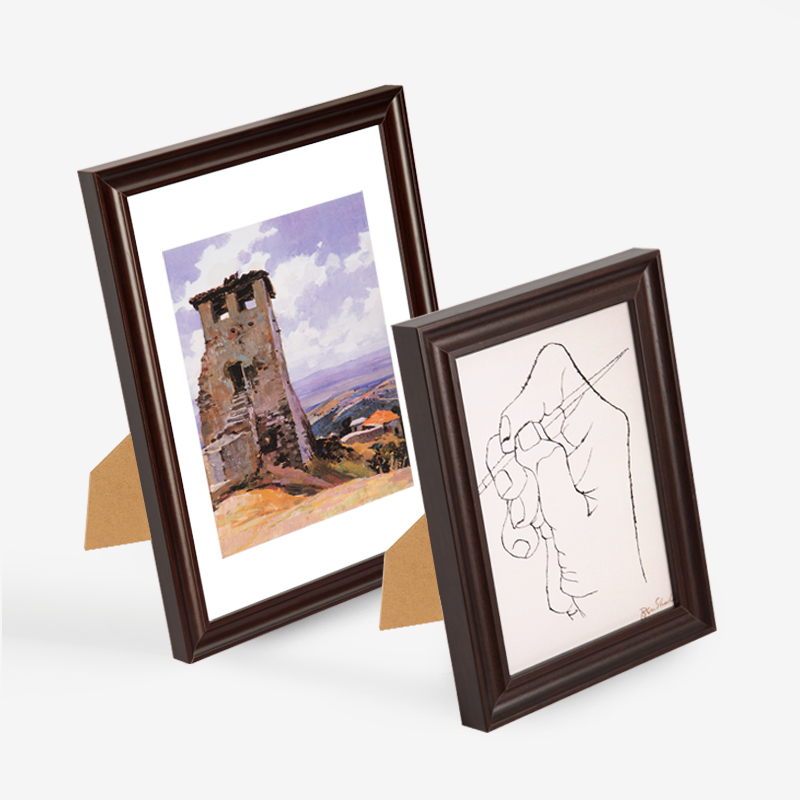 American Wedding Dress Lip Print Photo Frame Swing Table 5 6 Inch 7 Inch 8 Inch 10 12 inch A4 Custom European-style frame set for hanging wall