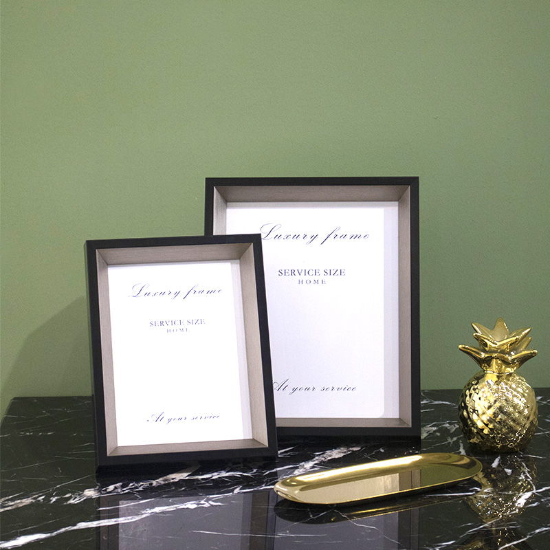 Light-luxurious photo-frame swinging table modern minimalist photo-frame swinging table table face individuality wedding yarn photo creative home custom-made photo frame