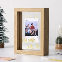 Цвет бревна [пустая рама+стеклянная шина+высокая фотография]