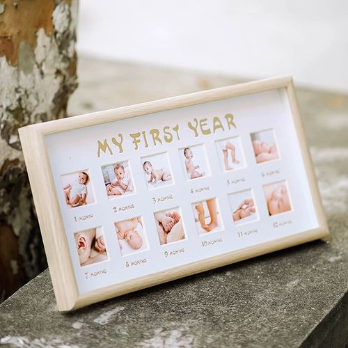 Детская памятная фоторамка, фотография, фотоальбом, 12 мес., делается под заказ