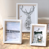 Nordic minimalist photo frame creative table 6 7 8 10 12 16 inch A4A3 hollow mounted frame frame hanging wall shake sound