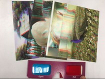 3D red and blue glasses DIY material kindergarten science class handmade material toy science experiment full 28