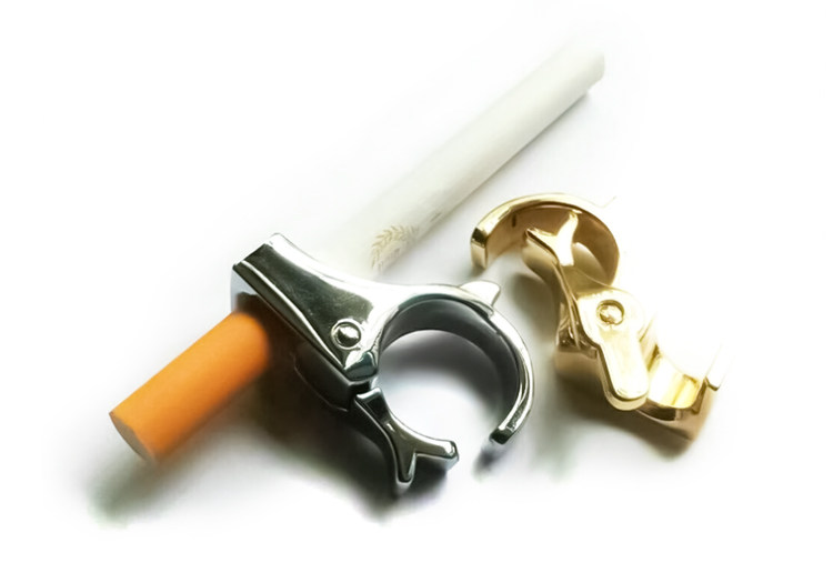 Smoke Without Hot hands Smoke Clips Eating Chicken Theorist Kingmaker Glory Smoking Ring Handout Handle Accessories Creative Smoke Clips