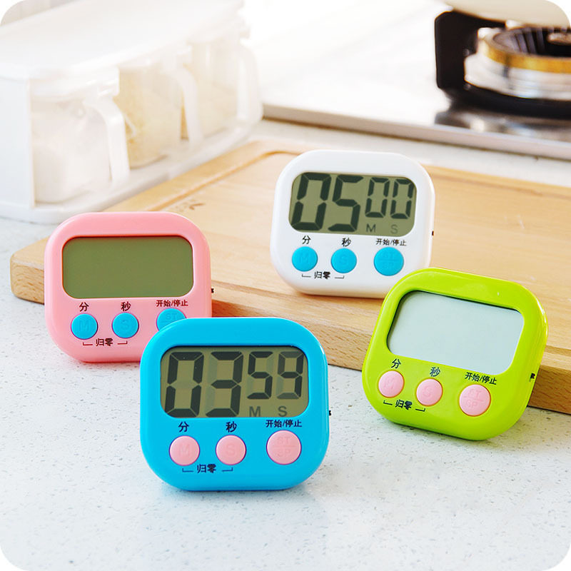 Timer multifunction countdown electronic egg timer Kitchen Baking Timed Reminder in English