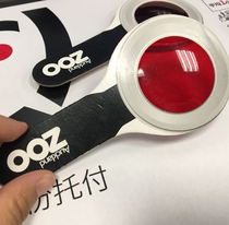 Environmental protection paper red decoding glasses card decoder magnifying glass decoding glasses 3D red and blue glasses