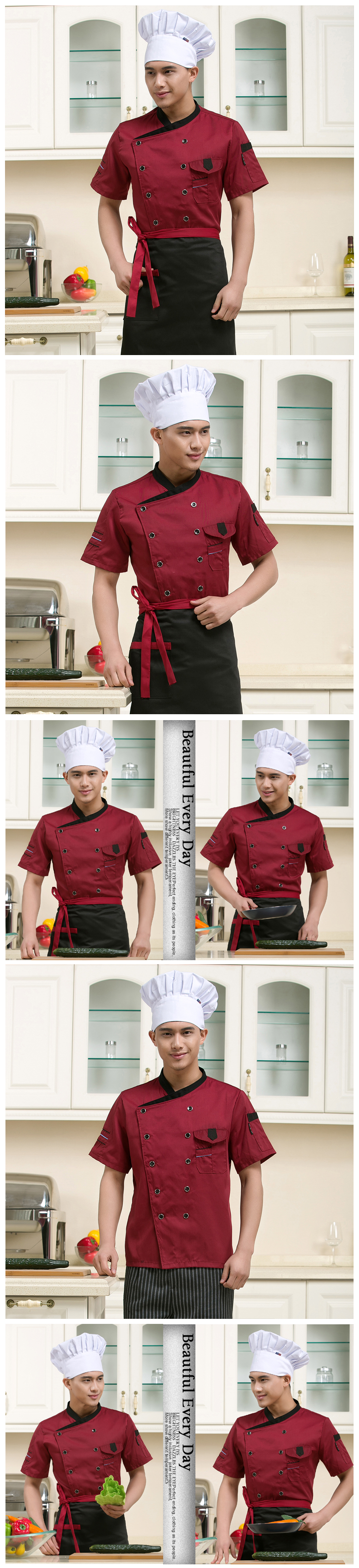 Tenue de cuisinier en nylon - Ref 1910753 Image 18