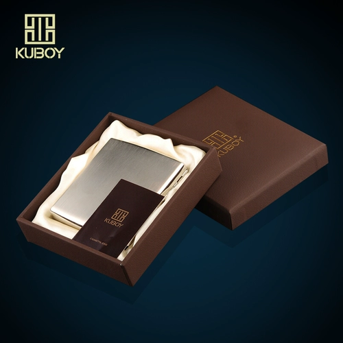 Портсигар из нержавеющей стали, мужская ультратонкая креативная банка для хранения, 20 шт, делается под заказ, подарок на день рождения