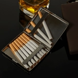 Портсигар из нержавеющей стали, мужская ультратонкая креативная банка для хранения, 20 шт, делается под заказ, подарок на день рождения