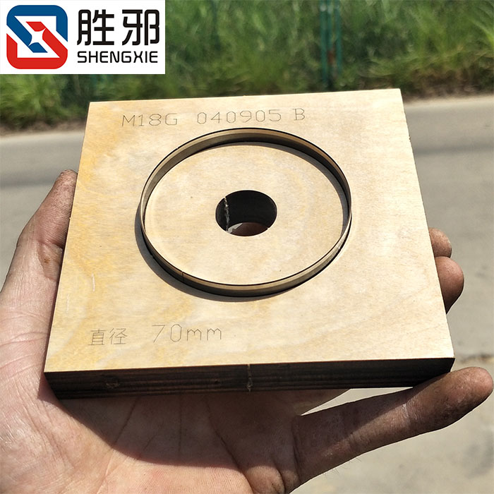 Round knife mold with wood board laser knife mold die-cutting tool cutting shape mold Shenzhen Guangzhou knife mold