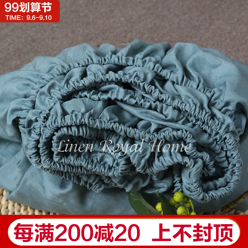 French imported linen raw material American linen bed cover antibacterial and anti-mite moisture wicking antibacterial linen bed cover special offer