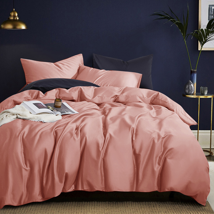 Foreign trade tail pure color quilt cover 80 long suede cotton warm quilt cover full cotton brief about single double quilt cover 