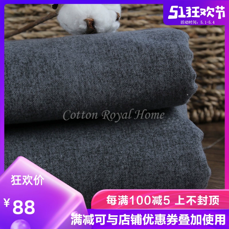 Tấm vải flan cotton dày 100% để giữ ấm cho đôi giày bằng da lộn thân thiện với da 1,5m1,8 mét - Khăn trải giường